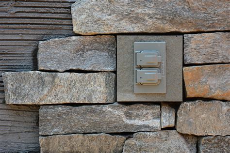 electrical box for stone|stone veneer boxes.